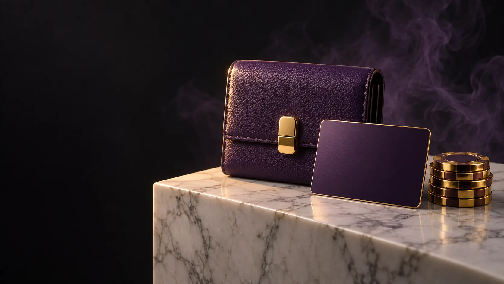 Wallet still life representing a cleared Here2Win Casino withdrawal